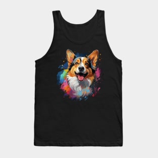 Corgi Rainbow Tank Top